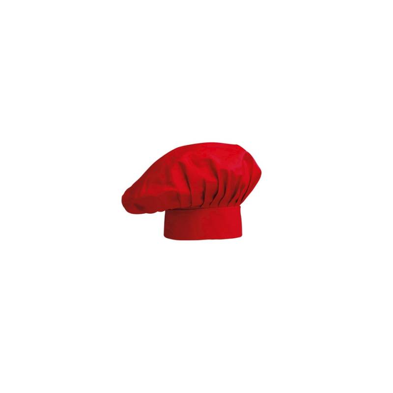 Egochef polyester cotton red classic chef hat