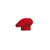 Cappello cuoco classico Egochef poliestere cotone rosso