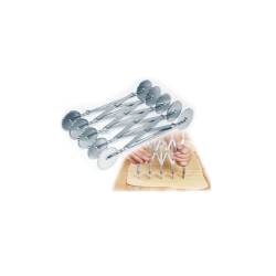 Double extendable pasta cutter 10 stainless steel wheels