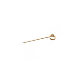 Twist skewers bamboo stick with ring cm 12