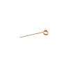 Twist skewers bamboo stick with ring cm 12