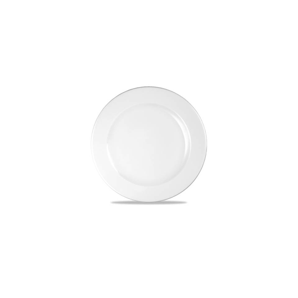 Linea Profile Churchill vitrified white ceramic flat plate 30.5 cm
