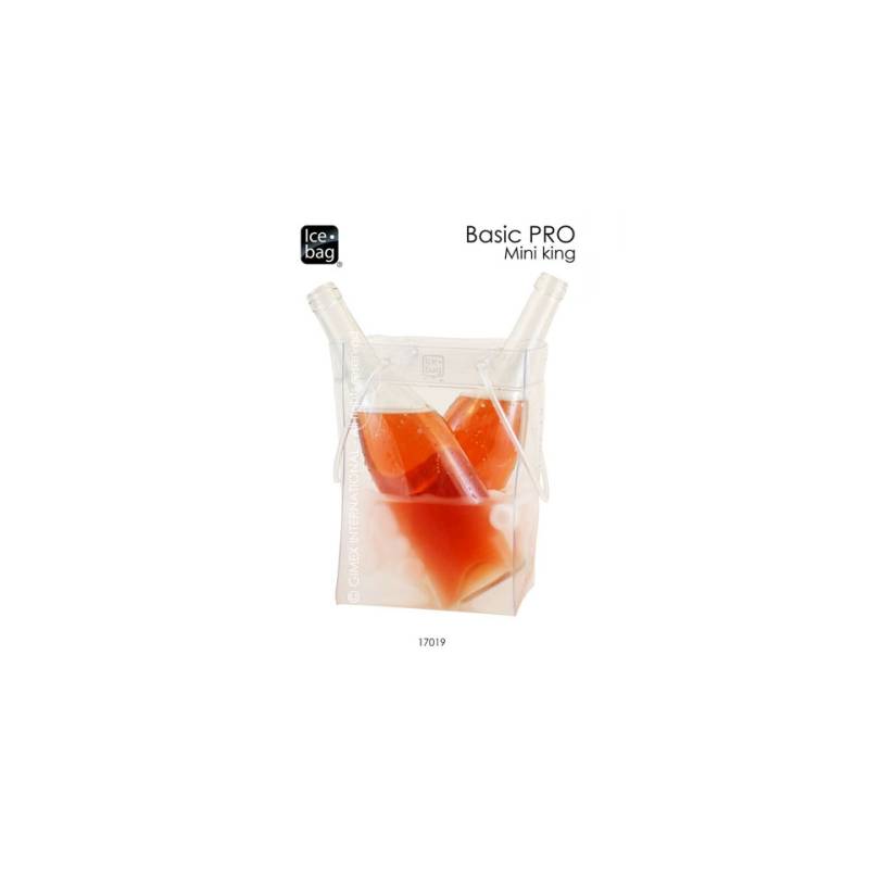 Ice Bag/Borsina portaghiaccio King size 15x15x29cm PVC trasparente
