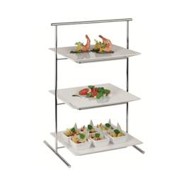 Stainless steel square tray holder