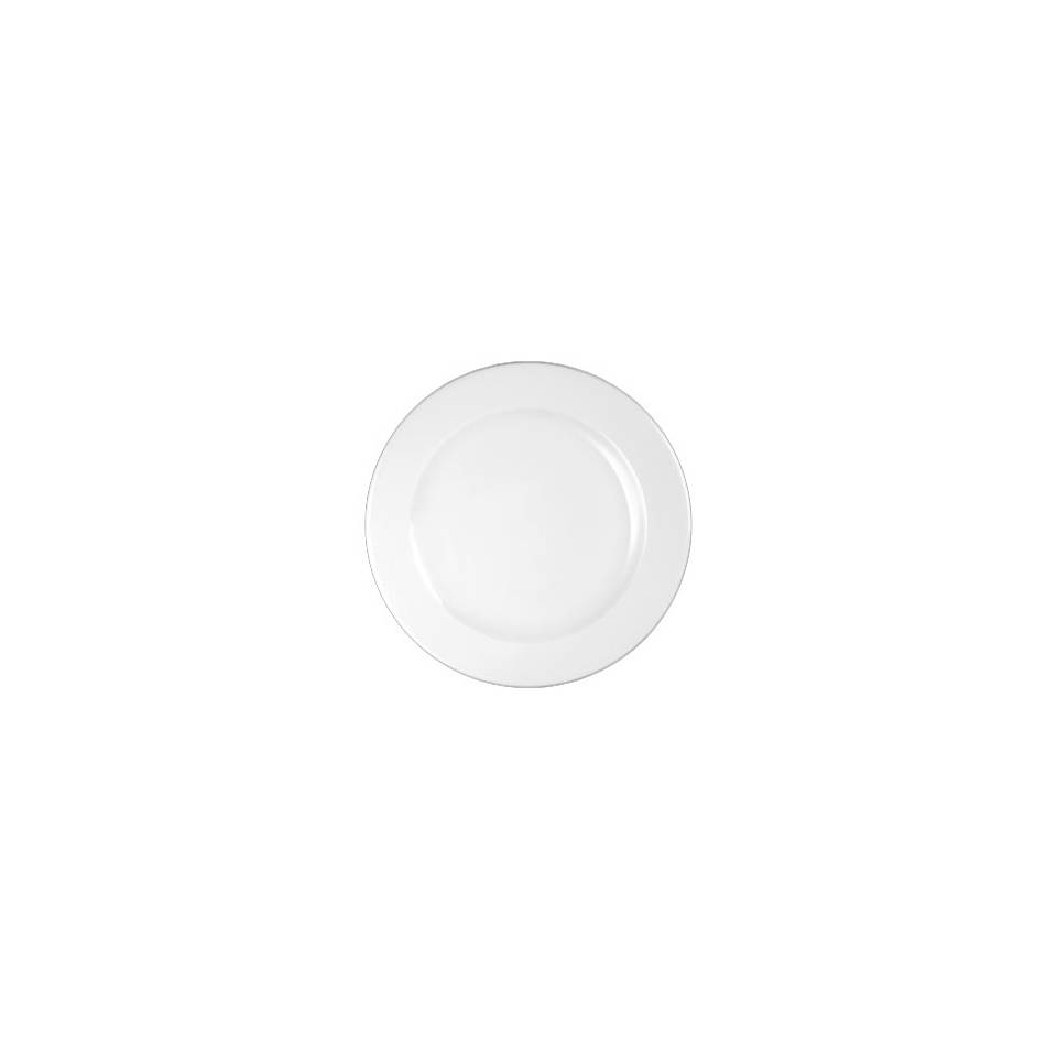 Linea Profile Churchill vitrified white ceramic flat plate 27.6 cm