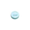 White disposable lid with hole cm 8