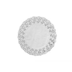 Round white paper lace 16.53 inch