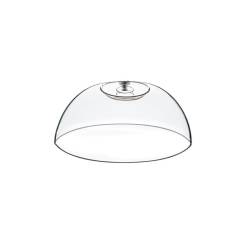 Round pvc dome with steel knob 9.84 inch