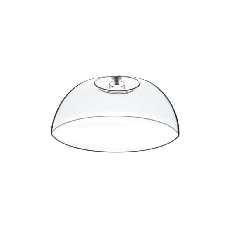 Round pvc dome with steel knob 9.84 inch