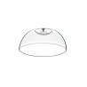 Round pvc dome with steel knob 9.84 inch
