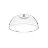 Round pvc dome with steel knob 12.60 inch