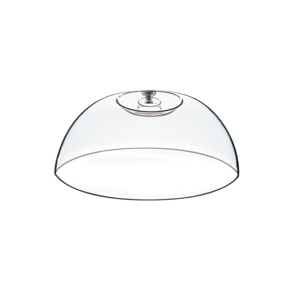 Round pvc dome with steel knob 12.60 inch