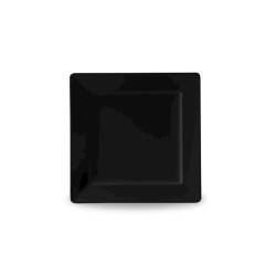 Black melamine square tray 33 x 33 cm