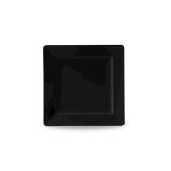 Vassoio quadrato in melamina nero cm 33 x 33
