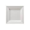 White melamine square tray 33x33 cm