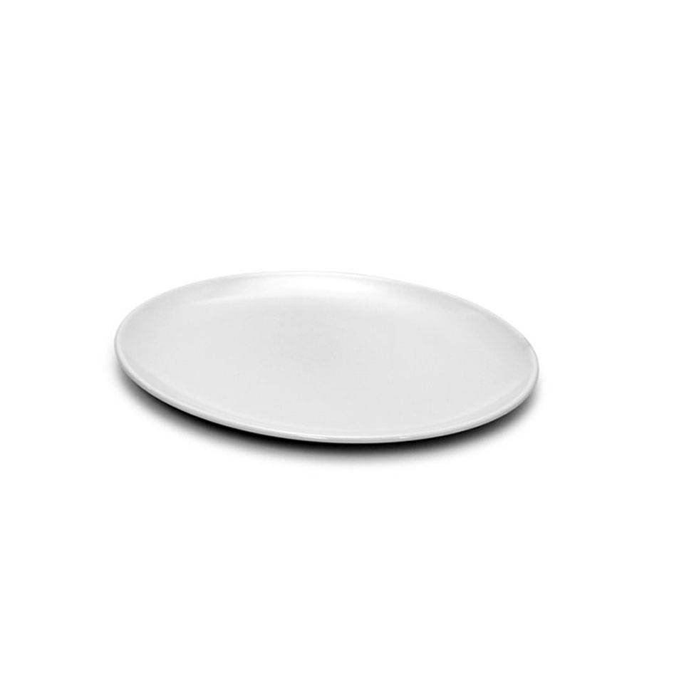 White melamine oval tray 28 x 35.5 cm