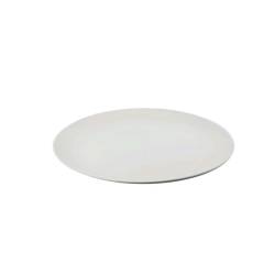 White melamine round tray cm 35