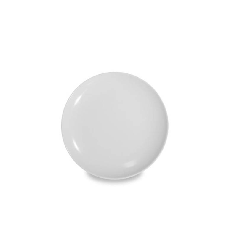 White melamine round tray cm 40.5