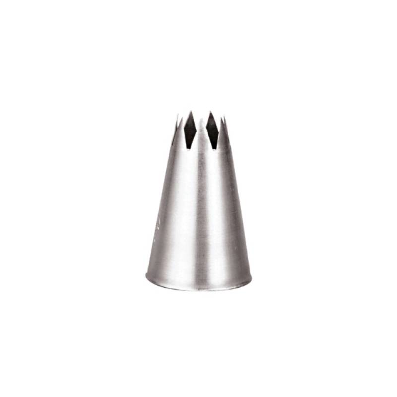 Reinforced stainless steel star hole nozzle 0.63 inch