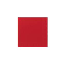 Duni cellulose napkin two ply 40 x 40 cm red