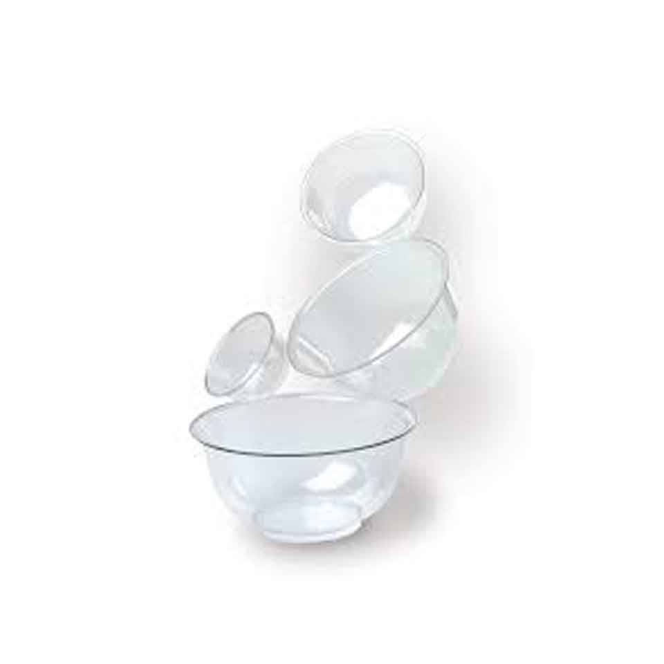 Transparent polycarbonate salad bowl cm 17