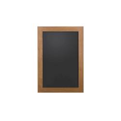 Mdf blackboard with walnut frame 17.71x25.60 inch