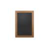 Mdf blackboard with walnut frame 17.71x25.60 inch