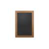 Mdf blackboard with walnut frame 17.71x25.60 inch