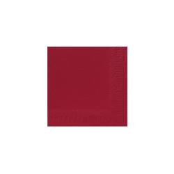 Duni cellulose napkin two ply 40 x 40 cm burgundy