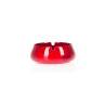 Red aluminum curved ashtray