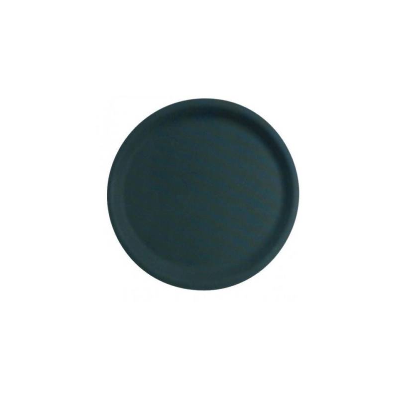 Vassoio PP 27,6cm antiscivolo rotondo nero