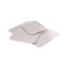 Rectangular white san tray 19.68x14.17 inch