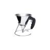 De buyer mini funnel with piston, with black handle