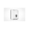 White plastic sheet toilet paper dispenser