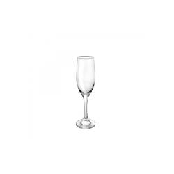 Glass goblet flute Ducale Borgonovo cl 17 cm 22