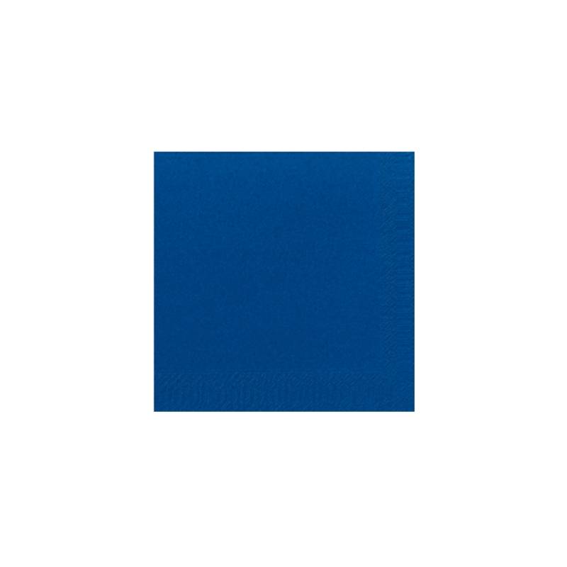 Tovagliolo Duni in cellulosa due veli cm 40 x 40 blu scuro