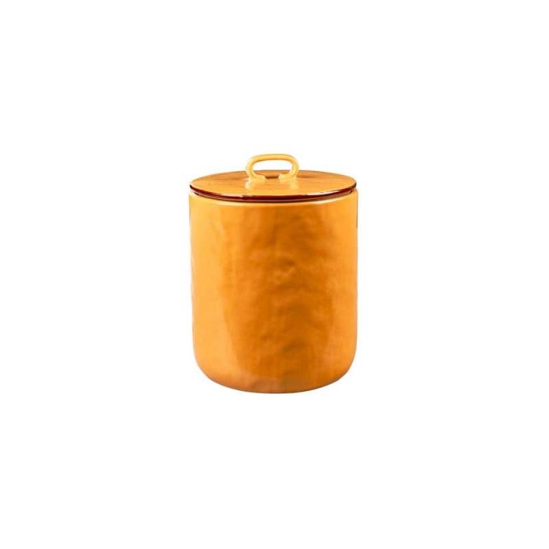 Mediterraneo Novità Home assorted colours ceramic jar with lid 