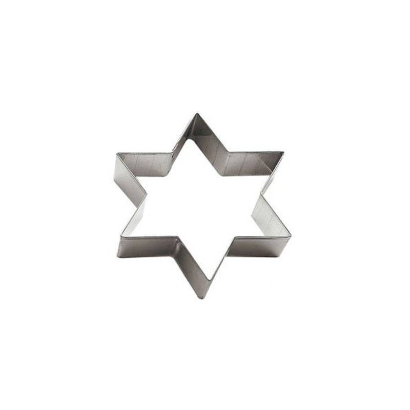 Cortapastas de estrella de acero inoxidable 10 cm