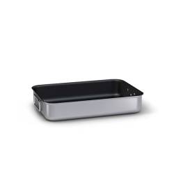 Ballarini high roasting pan 2 handles in nonstick aluminum 35x26 cm