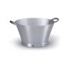 Colapasta conico 2 manici Ballarini in alluminio satinato cm 45