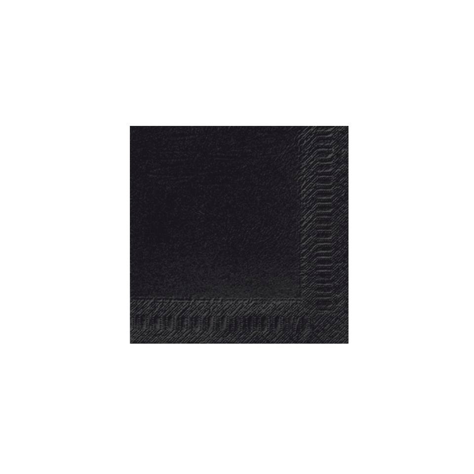 Duni cellulose two-ply napkin 40 x 40 cm black