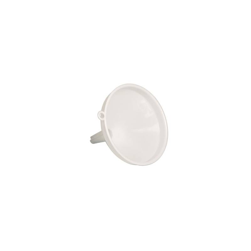 White polypropylene funnel 7.87 inch