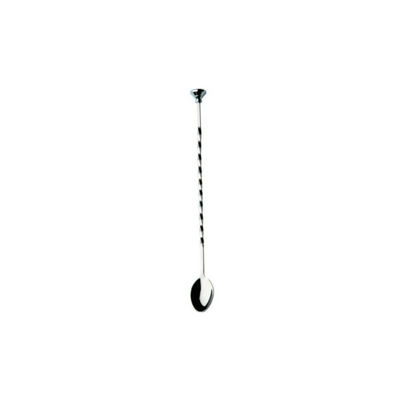 Bar spoon con pestello e torciglione Piazza in acciaio inox cm 28,6