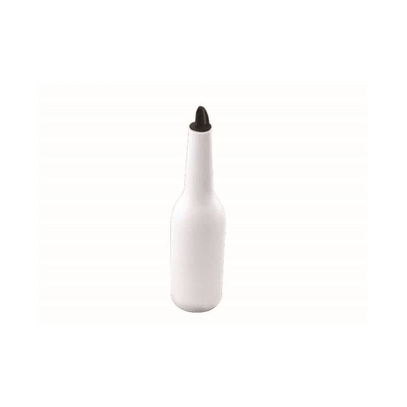 Flair bottle in white plastic cl 75