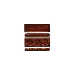 Churchill Wood Line rectangular tray in acacia wood 27x9 cm