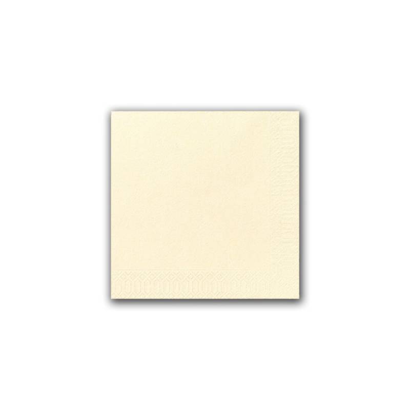 Duni cellulose napkin two ply cm 40 x 40 champagne