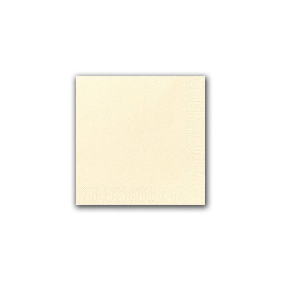 Duni cellulose napkin two ply cm 40 x 40 champagne