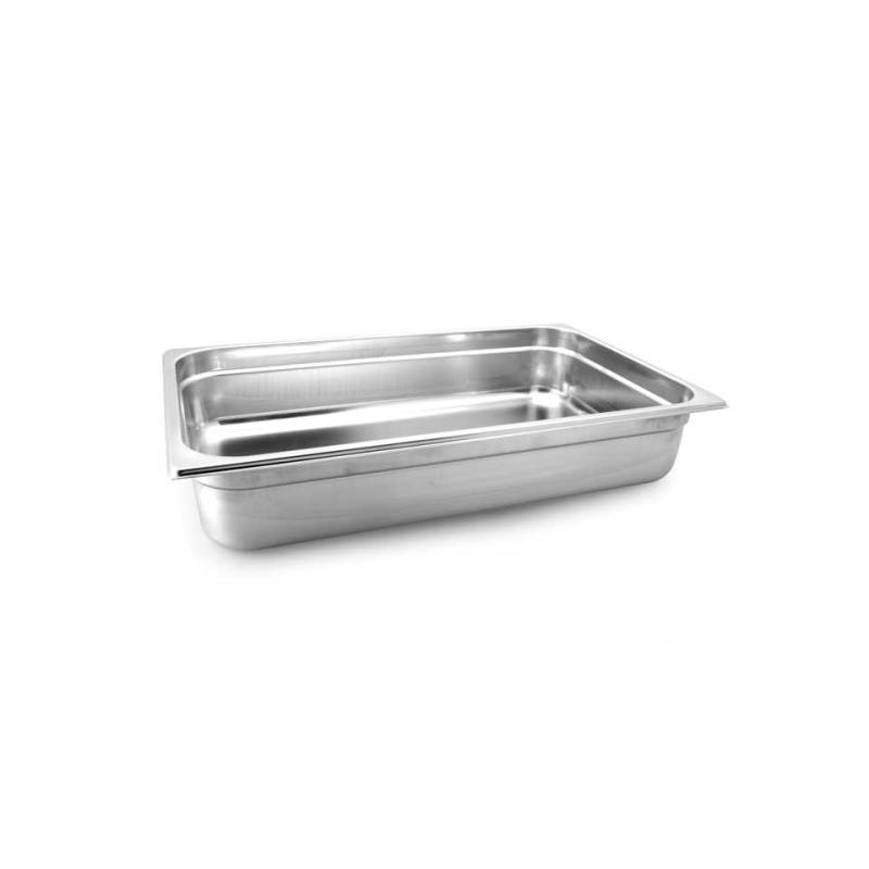 Vasca gastronorm 1/1 in acciaio inox cm 10