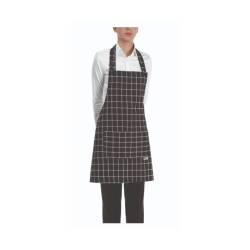 Square polyester and cotton apron with bib and pocket 27.56x27.56 inch