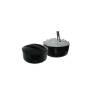 Cubitera redonda polipropileno negro lt 12